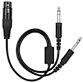 Pikkukuva 1 / 5: Airbus XLR - GA Dual Plug 5 Pin -kuulokemikrofonisovitinjohto, ilmailukuulokekaapeli