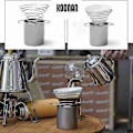 Miniatyrbild 2 av 5: Espresso Kaffefilter Nät Vikbart Kaffefilterkoppshållare Kaffebryggare Återfyllningsbar Fjädermodell