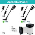 Miniatyrbillede 2 af 5: Fint støvfilter til TriFlex HX1 Pro Cat & Dog Ledningsfri Støvsuger, - HEPA Støvsugerfilter
