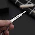 Miniatyrbillede 4 af 5: Par Termometer Nøglering Par Nøgle Tilbehør Vedhæng Gave til Læge 2025.