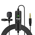 Miniatyrbillede 1 af 5: SYNCO Lav-S8 Professionel Lavalier Mikrofon Clip-on Omnidirektionel Reversmikrofon Støjreduktion Auto