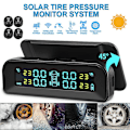 Miniatyrbild 2 av 5: Solcellsdriven Trådlös USB TPMS Däcktrycksövervakningssystem HD LCD-Skärm 4 Externa Sensorer Däcktryck