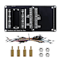 Miniatyrbild 1 av 5: Utbyggnadskortmodulkit för PICO W GPIO Utbyggnadskort 4-vägs Smart Relä IO-sensor Felsökningsmodulkit