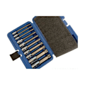 Miniatyrbilde 5 av 5: 10-pakning Trippel Spline Driver Socket Sett 1/4in 3/8in 1/2in Sabotasjesikker Lang Rekkevidde Maskin Reparasjon