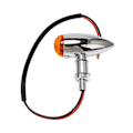 Miniatyrbilde 3 av 5: 4 stk/sett Krom Motorsykkel - Blinklys Indikatorlys Lampe Universal for ///
