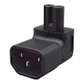 Miniatyrbillede 1 af 5: IEC320 C14 til C7 Strømadapter PVC Konverter til Ups Stik Server Computer