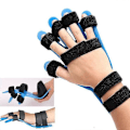 Miniatyrbild 1 av 5: Hand- och handledsstöd för fingrar, förlängd typ, för stroke, hemiplegi, handskensfixering, träningsstöd, korrigeringsplatta