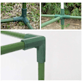 Miniatyrbillede 4 af 5: Drivhusrammekonnektor, 12 stk. Plastikkonnektor Blomsterrattan Plastikspænde