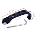Miniatyrbillede 4 af 5: CNC Aluminium Legering Lygtebeslag til Kamera Beslag til Cateye Foldbar Cykel, Guld