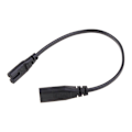 Miniatyrbillede 3 af 5: IEC320 C8 Hanstik til IEC320 C7 Hunstik Strømforsyningsforlængerkabel Ledning C7 til C8 2025th