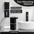 380 ml Automatic Wall-Mounted Soap Dispenser, USB-C Rechargeable IPX5 Waterproof Contactless Electric