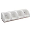 Miniatyrbilde 4 av 5: 4 stk 2800mAh Oppladbare Batterier og Wii Batterilader Dock Stativ for Wii Fjernkontroll Switch Tilbehør