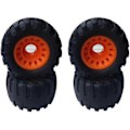 Miniatyrbilde 3 av 5: All Terrain Off Road Skateboard Longboard Hjul Veidempende Hjul Dansebrett Rundt (sett med 4 Con-Yvan)