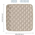 Miniatyrbild 4 av 5: 2-pack tvättbara sittdynor (21x 22 tum) för inkontinens - skydd för seniorer, vuxna, barn eller husdjur (beige)