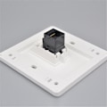 Pikkukuva 4 / 5: At6 Gigabit Rj45 Lan Kaksikanavainen Verkkopistorasia, Suora Etuosan Internet-virtapistorasia, 86x86mm (lan X 2)