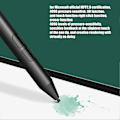 Miniatyrbillede 5 af 5: Aktiv Stylus 4096 Niveauer Trykfølsom Tilt Funktion Kapacitiv Stylus Pen til Microsoft Sort