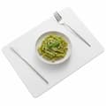 4-Pack Faux Leather Placemat Rectangular White 43x30cm