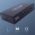Miniatyrbilde 2 av 5: Optisk bryter med 2-veis Spdif Toslink optisk digital lydsplitter 3 inn 1 ut med IR fjernkontrollbryter