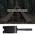 Miniatyrbild 2 av 5: Universell Isankare Borrmaskinadapter För Isfiske, Gör Installationen Av Skydd Snabb Och Enkel, Ice 2025th