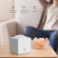 Miniatyrbillede 4 af 5: Krystalsalt Bordlampe Simpel Hjem Negativ Ion Farverig Projektion Luftrenser Sengelampe Atmosfære Natlampe