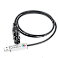 Miniatyrbilde 4 av 5: Lixada USB til DMX Grensesnitt Adapter - LED DMX512 Datamaskin PC Scenebelysning Kontroller Dimmer