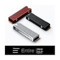 Miniatyrbild 5 av 5: M.2 2280 NVMe Kylare M.2 SSD Kylare Kylplatta Aluminium Spridning med Termisk Pad för M2 22