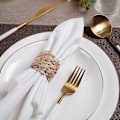 Miniatyrbillede 3 af 5: 6 stk. Runde Vævede Servietringe, Vandhyacint Servietholder, Håndvævede Naturlige Servietringe, Jul, Thanksgiving (vandhyacint)