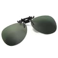 Clip-on Aviator Sunglasses Pilot Glasses Green