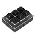 Miniatyrbilde 2 av 5: 6-knappers Trådløst Tilpassbart Tastatur 2.4g Usb Bluetooth -modus Tastaturtilpasning Hot-swappable Taster