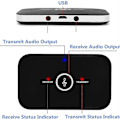 Miniatyrbillede 5 af 5: 2-i-1 Audio Transmitter Receiver Trådløs Bluetooth