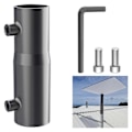 Miniatyrbilde 2 av 5: Rørtilpasningsstykke, Aluminium Legering Heavy Duty Satellitt Internett Mastfeste Brakett Monteringssett for Tak Vegg