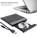 Pikkukuva 5 / 5: TYPE?C Ulkoinen Optinen Asema Kannettava Dual?Port USB3.0 OS X Universal CD DVD -käyttöön