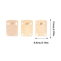 Miniatyrbild 3 av 5: 3 st gitarrhals shims bult-on hals platta för gitarr och bas reparation 0,25, 0,5 och 1 grad Guit