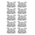 Miniatyrbillede 2 af 5: 10 stk. 2-benet 10 mm LED strip-stik, strip til strip hurtigforbindelse, loddefri LED strip-lys stik