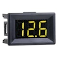 Miniatyrbild 3 av 3: Digital Voltmeter 0.36 tum Tre Trådar DC 0-100V LED Display Spänningsmätare Vattentät (Gul) 2025:e