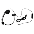 Miniatyrbillede 1 af 5: USB Call Center Headset med Støjreducerende Mikrofon Monaural Hovedtelefon til PC Hjemmekontor Telefonservice