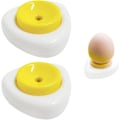 Miniatyrbilde 1 av 5: 2 stk. Eggevisp, halvautomatisk kjøkkenbar matlagingsverktøy, kyllingpunch eggseparator