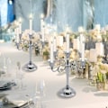 Miniatyrbilde 2 av 3: 5 Lys Metall Lysestake Lysestake, Høy Lysestake Bryllupsarrangement Lysestake