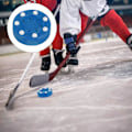 Miniatyrbild 2 av 4: 1 st Rullhockeypuck Hockeypuck Rullhockeyspelpuck Gatuhockeypuck