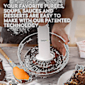 Miniatyrbillede 4 af 5: Elektrisk kartoffelmoser håndmixer 3-i-1 multiværktøj blender puréer pisker | Stavblender | Blender og purerer perfekt babymad | Grøntsager & Kartofler
