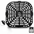 Miniatyrbilde 1 av 5: Erstatningsgrillpanne for Air Fryer til Instant Vortex Plus 6QT, Grillplate med gummiknotter