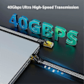 Pikkukuva 2 / 5: Cat 8 Etet -kaapeli 30m, Cat8 litteä Gigabit Rj45 Stp Ed Internet Lan -patch-kaapeli johdolla Ps4 Ps3 -modeemireitittimelle C 2025th