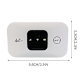 Miniatyrbilde 3 av 5: 4G Mobil Hotspot, Høyhastighets Trådløs Internett-Ruter Bærbar Lomme-WiFi, Liten Nettverks-Hotspot For Bil Utendørs