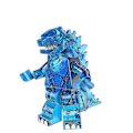 Miniatyrbillede 3 af 5: 8 stk. Mini Godzilla Serie Samle Byggeklodser Figurer Børnelegetøj Mekanisk Is Lava Godzilla Gaver