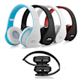 Pikkukuva 3 / 5: Kokoontaitettavat Bluetooth-kuulokkeet Audio Gaming -kuulokemikrofoni Langattomat kuulokkeet Isot kuulokkeet mikrofonilla puhelimelle