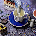 Miniatyrbillede 4 af 4: 2 Stk. Te-infuser til løs te, sød ultrafinmasket te-si, tefilter i rustfrit stål (grå)