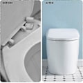 Miniatyrbillede 4 af 5: Hurtigudløser Toiletbrætfæster, Hurtigudløser Toiletbrætshængsler Topbeslag Universal Toiletbrætshængselbeslag Til WC Toilet Blinde Huller 2 Pak