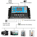 Miniatyrbillede 3 af 5: 300w 12v Solpanel Kit Batterioplader 300 Watt 12 Volt Off Grid System Med 10a-60a Controller-hy