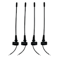 Miniatyrbillede 1 af 5: 4 stk. mikrofonantenne egnet til EW100G2/100G3 trådløs mikrofon bodypack reparation mikrofon del Re