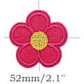 Miniatyrbild 2 av 4: 48 st Färgglada Blomsterlappar För Klädreparationer Dekorationer (12 Färger) 48 st Färgglada Blomsterlappar För Klädreparationer Dekorationer (12 Färger)